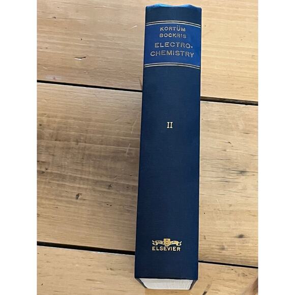 VTG Kortum-Bockris textbook of Electrochemistry II Book. 1951. science HC/DJ - Picture 3 of 14